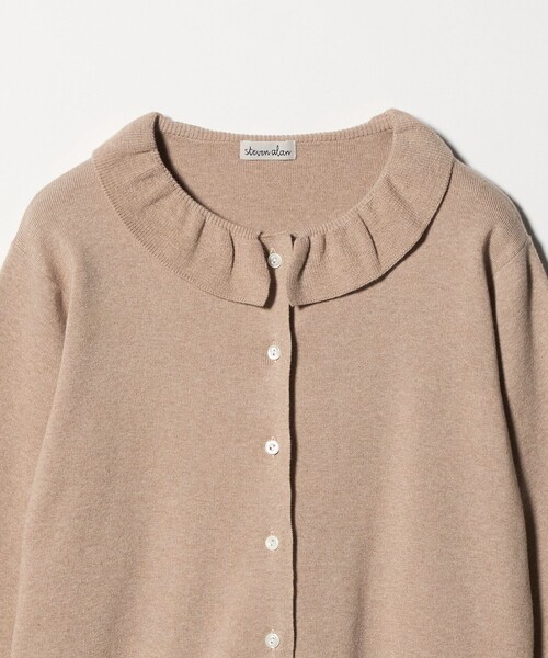 【新品未使用】 Steven Alan カーディガン モカ S 22,000円 STEVEN ALAN（スティーブンアラン） カーディガン 「Steven Alan