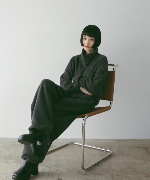 anuke（アンヌーク） オールインワン Fleece Halfzip Combinaison