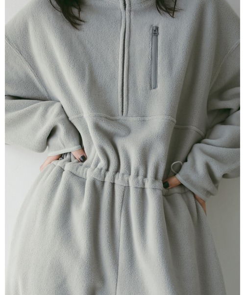 anuke（アンヌーク） オールインワン Fleece Halfzip Combinaison