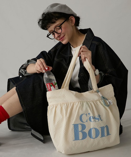 BONLECILL Marche トートバッグ 「BONLECILL Marche」チャーム付きバイ