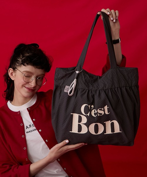 BONLECILL Marche トートバッグ 大きめ 「BONLECILL Marche」チャーム