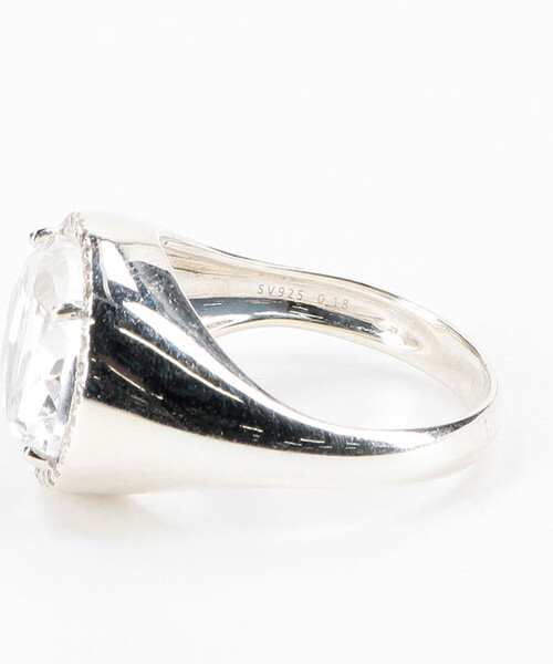 指輪 リング Round crystal ring/ラウンドクリスタルリング レディースの画像