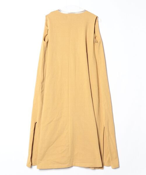 「LAYMEE」 ノースリーブワンピース - イエロー レディース_画像2