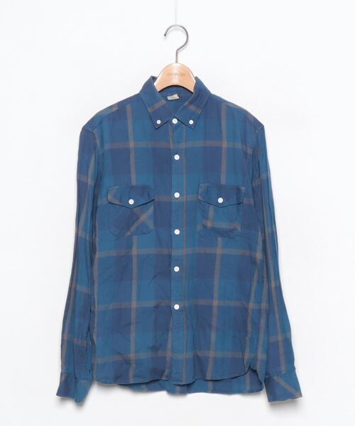 Ron Herman（ロンハーマン） 長袖シャツ S ブルー メンズ : ZOZOTOWN
