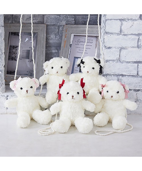 「DearMyLove」 ショルダーバッグ FREE レッド レディース_画像6