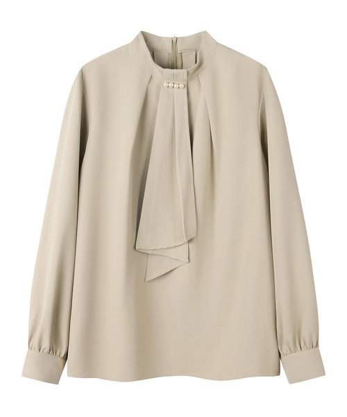 「SAISON DE PAPILLON」 長袖ブラウス M アイボリー レディース_画像2