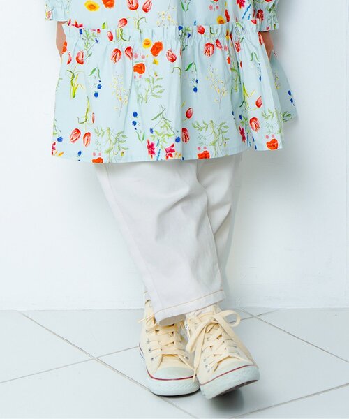 Boribon ワイドパンツ パンツ リボンモチーフココデニムパンツ キッズ
