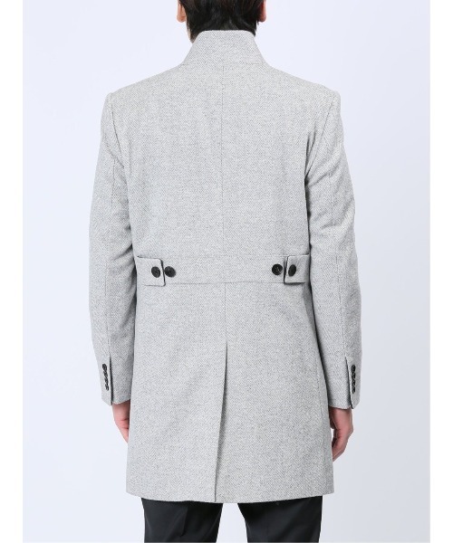 renoma HOMME（レノマオム） ステンカラーコート LARGE ライトグレー