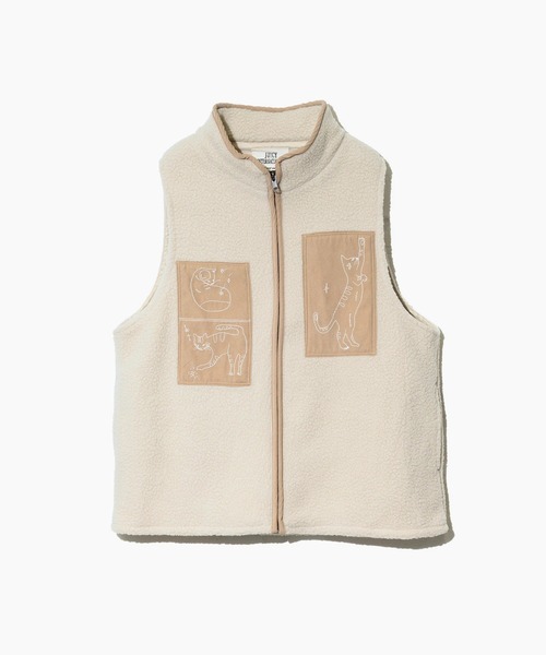 go slow caravan（ゴースローキャラバン） ベスト ジレ JUICY