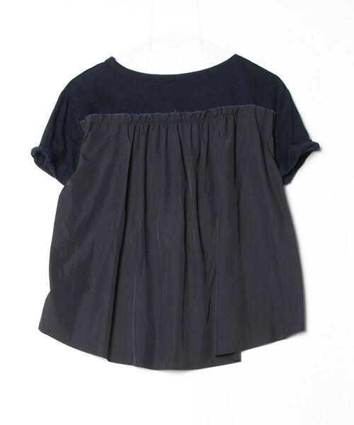 LANVIN en Bleu 「LANVIN Bleu」 半袖Tシャツ 38 ネイビー レディース