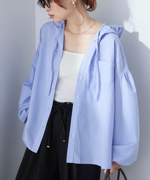 BONLECILL（ボンルシール） uvカット ブラウス シャツ 「UVカット率97