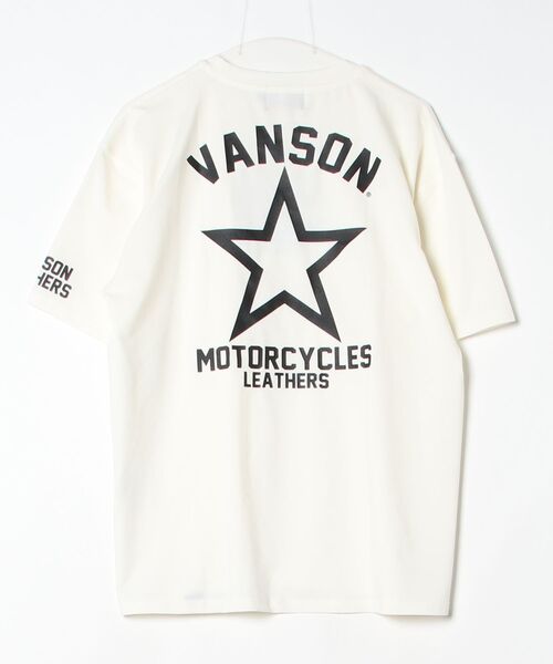 「VANSON」 半袖Tシャツ XX-LARGE ホワイト メンズ_画像2