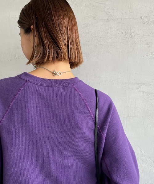 「AMERICANA」 スウェットカットソー ONE SIZE アイボリー レディース_画像3