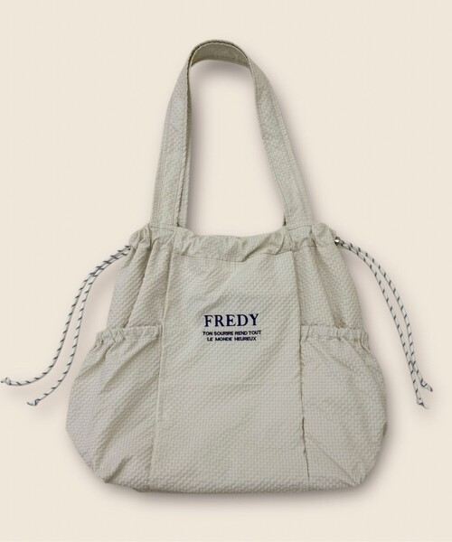 fredy emue（フレディエミュ） トートバッグ 撥水サッカーサイド