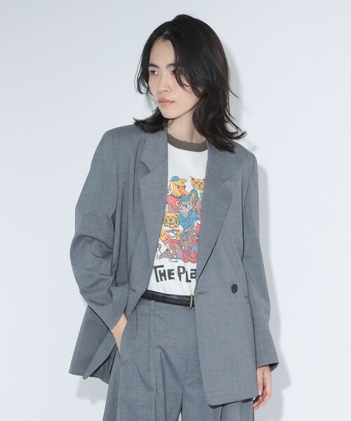 maturely BEAMS BOY ストライプ テーラードジャケット BEAMS BOY（ビームス ボーイ） ジャケット テーラードジャケット