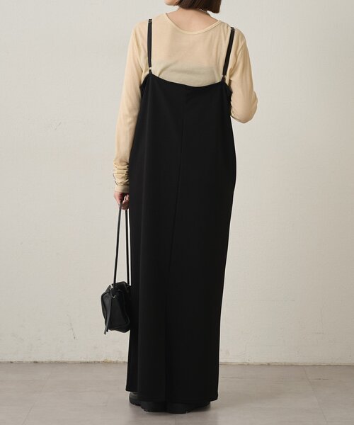 「Omekashi」 キャミソールワンピース 38 ベージュ レディース_画像6