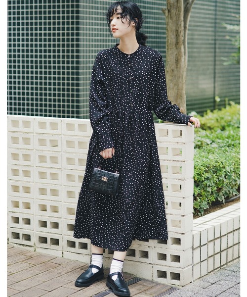 haco!（ハコ！） 長袖ワンピース「gue made meコラボ」 MEDIUM