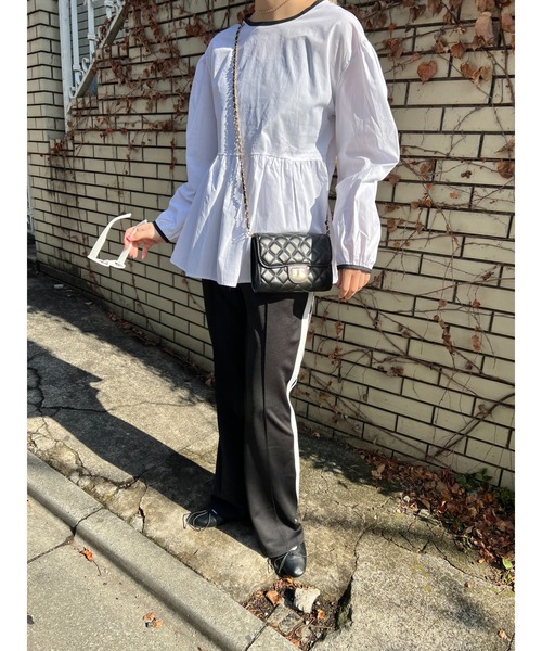 「WC」 イージーパンツ FREE グリーン レディース_画像3