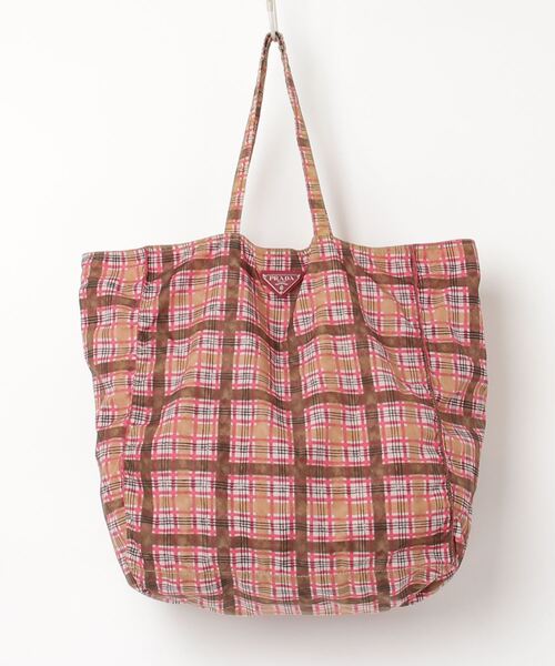 「PRADA」 トートバッグ - ピンク レディース