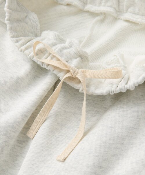 スウェットパンツ ジャージ 「A・MONN」「ウエストゴム仕様」WIDE SWEAT PANTS レディースの画像