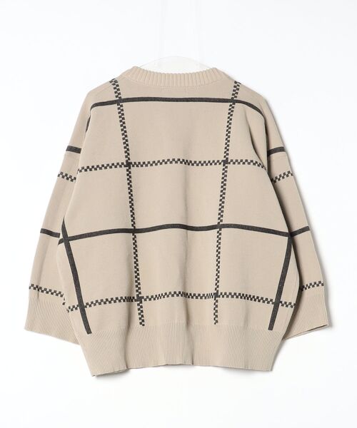 「JEANASIS」 ニットカーディガン FREE ベージュ レディース_画像2