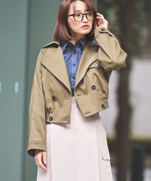 「Sirin」 ジャケット FREE オリーブ レディース_画像4