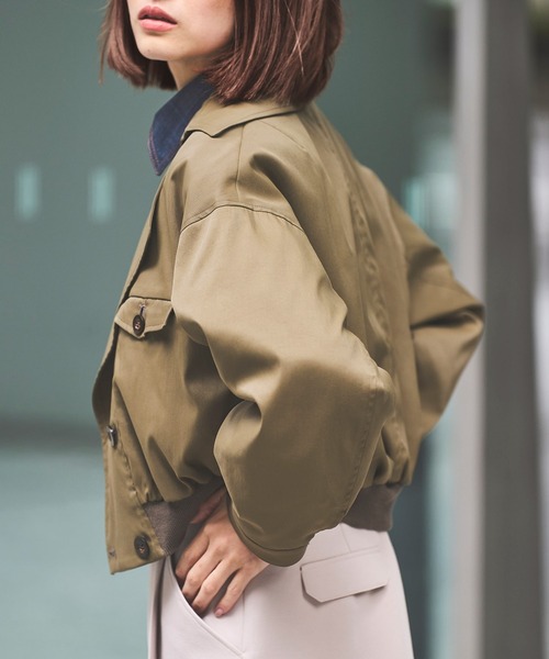 「Sirin」 ジャケット FREE オリーブ レディース_画像6