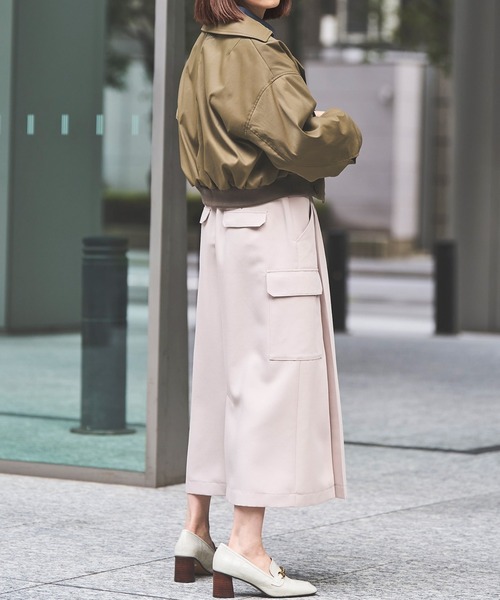 「Sirin」 ジャケット FREE オリーブ レディース_画像9