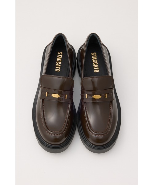 「STACCATO」 シューズ 24.5cm ブラウン レディース_画像5