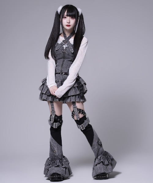 ♥REFLEM♥レフレム ♥レッグウォーマー♥地雷♥サブカル♥Y2K♥ REFLEM（レフレム） レッグウォーマー 「REFLEM/レフレム」ミリタリー