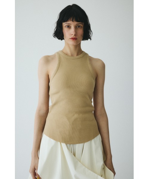 HeRIN.CYE タンクトップ ノースリーブ Teleco tank top テレコタンク