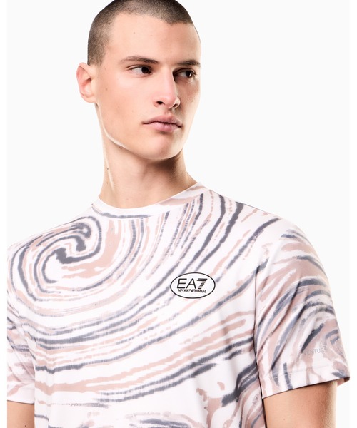 EA7 tシャツ 「エンポリオ アルマーニ EA7」Tennis Pro プリントT