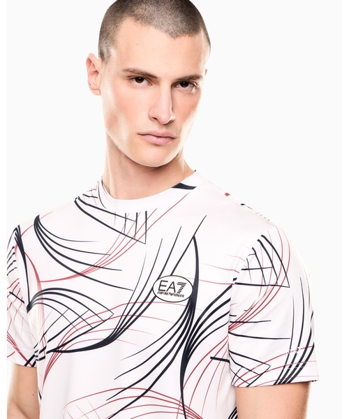 EA7 tシャツ 「エンポリオ アルマーニ EA7」Tennis Pro プリントT