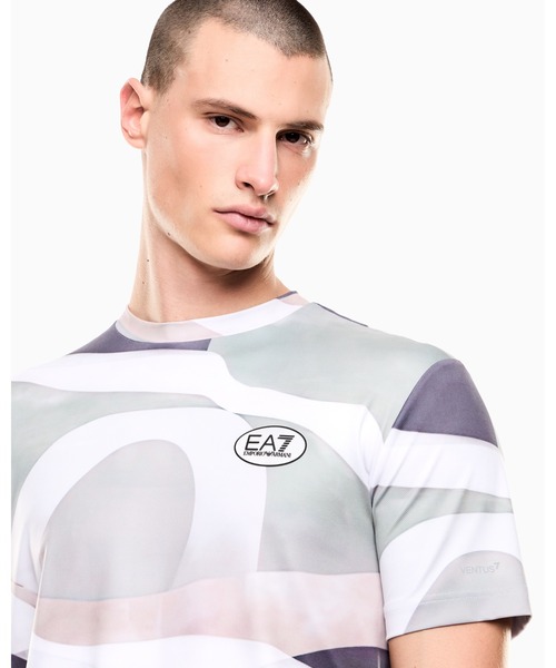 EA7 tシャツ 「エンポリオ アルマーニ EA7」Tennis Pro プリントT