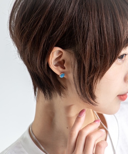 Harpo（アルポ） ピアス 「HARPO」シルバーピアス ターコイズ 天然石