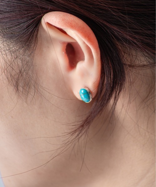 Harpo（アルポ） ピアス 「HARPO」シルバーピアス ターコイズ 天然石