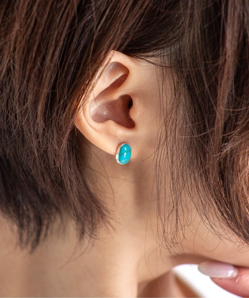 Harpo（アルポ） ピアス 「HARPO」シルバーピアス ターコイズ 天然石