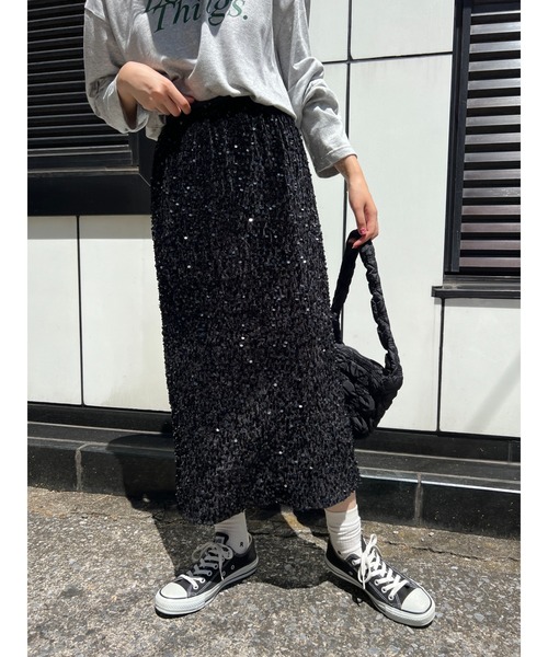 「WC」 スカート FREE ブラック レディース_画像3