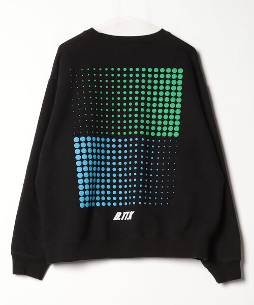「D.TT.K」 ワンポイントスウェットカットソー X-LARGE ブラック メンズ_画像2