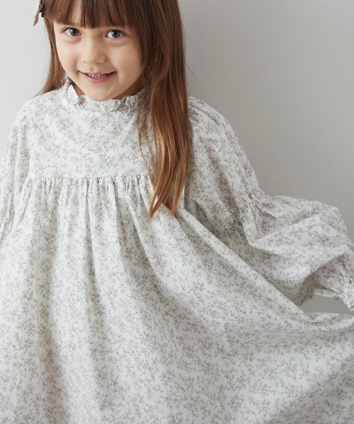 「riziere」 「KIDS」長袖ワンピース 140 ホワイト キッズ_画像7