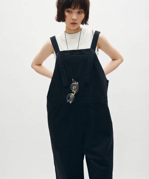 full/fill. サロペット オーバーオール bicolor accent overall / バイ