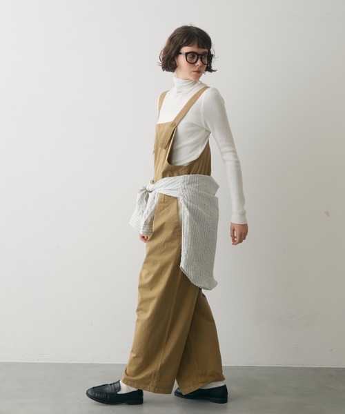 full/fill. サロペット オーバーオール bicolor accent overall / バイ