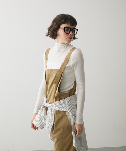full/fill. サロペット オーバーオール bicolor accent overall / バイ