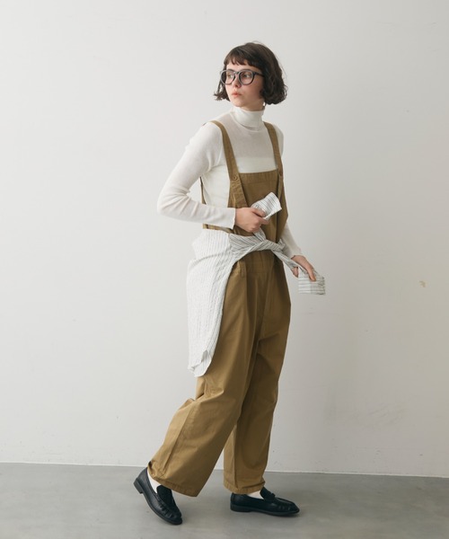 full/fill. サロペット オーバーオール bicolor accent overall / バイ