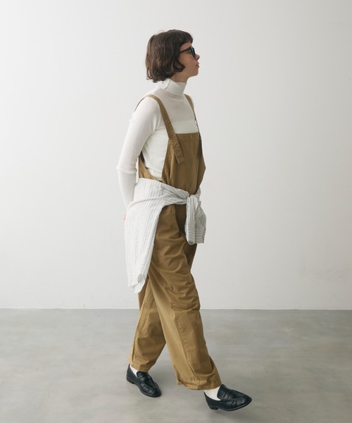 full/fill. サロペット オーバーオール bicolor accent overall / バイ