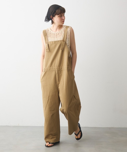 full/fill. サロペット オーバーオール bicolor accent overall / バイ