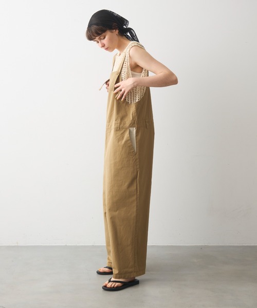 full/fill. サロペット オーバーオール bicolor accent overall / バイ