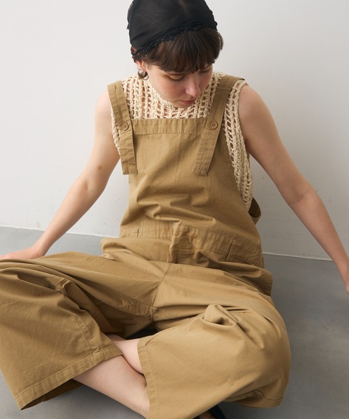 full/fill. サロペット オーバーオール bicolor accent overall / バイ