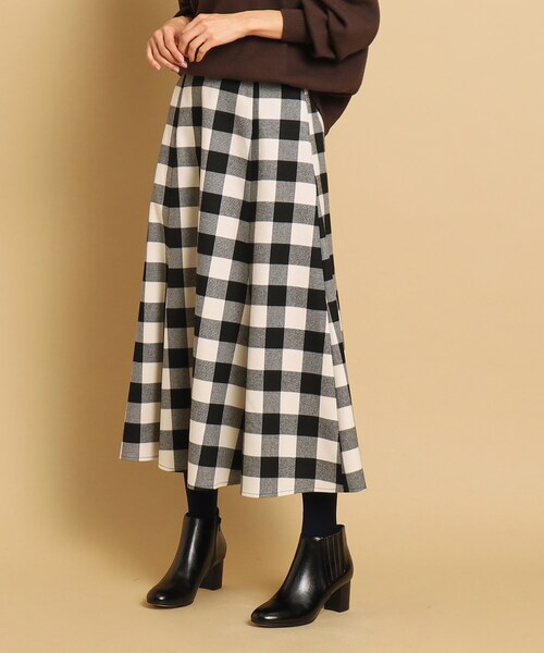 「Dessin」 スカート 00 ブラック レディース_画像4