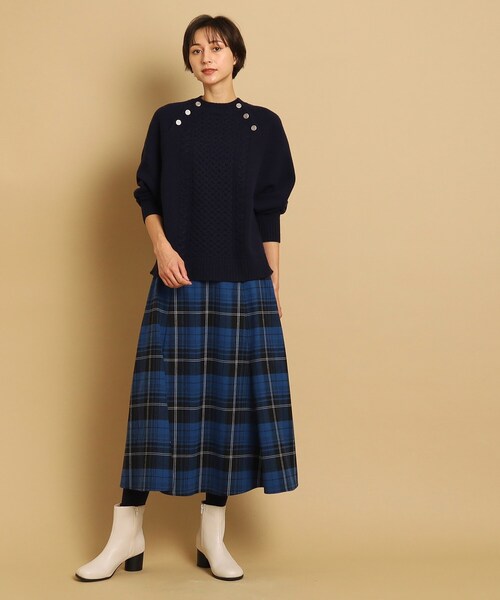 「Dessin」 スカート 00 ブラック レディース_画像8